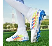 Botas de campo de fútbol para hombre, zapatos de fútbol de caña baja, botas de fútbol profesionales, tacos ultraligeros para ext