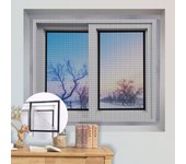Mosquiteras autoadhesivas y reutilizables para ventanas,pantallas antimosquitos para ventanas,tul,malla lavable en verano