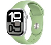 Silicone Band for Apple Watch Straps 46mm 42mm 49mm 45mm 44mm 41mm 40mm correa Bracelet Iwatch Series 10 9 7 Se 6 8 Ultra