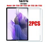 2PCS Tempered Glass Screen Protector for Samsung Galaxy Tab S8 Ultra Plus S6 S7 Fe A7 Lite A8 S9 A9 Tablet Accessories Film