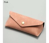 Portable Bag Soft Leather Cases Men Women Fashion Fold-able Eyewear Protector Glasses Box for Sunglasses