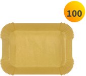 100 Pcs Rectangle Air Fryer Disposable Baking Paper Liner Tray Vegetable Oven Paper for Airfryer 20cm Without Oil Accessories