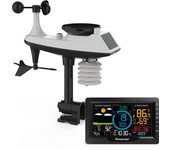 Professional Wireless Weather Station with Outdoor Sensor, 8-in-1 with Weather Forecast, Rain Gauge, Temperature(No WiFi)