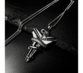 Star Kobe Bryant collar conmemorativo Hip Hop ins moda titanio acero Mamba temperamento accesorios para hombres