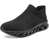 2025 zapatillas de correr moradas de moda para hombre, calcetines, zapatos deportivos de talla grande 48, zapatillas transpirables sin cordones para mujer, zapatillas deportivas para hombre