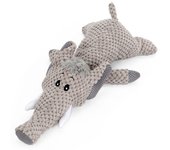 Diseñado para masticadores pesados, juguete robusto para masticar para perros, indestructible y robusto, animales de peluche para masticar, juguetes de entrenamiento y juego interactivo para la dentición para perros