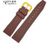 Caphter Fluoride Rubber Strap Watch Band Bracelet Compatible With IWC Watch Big Pilot Portofino TOP GUN Portugieser 20mm 21 22mm