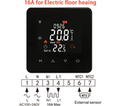Smart Tuya WiFi Thermostat for Electric Floor Heating Water Gas Boiler Digital Temperature Remote Controller Alexa Google Home