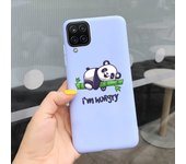For Samsung Galaxy A12 Case 6.5" Shockproof Flower Back Cover For Samsung A12 A 12 Cute Girl Soft Silicone Phone Fundas Bumper