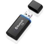 Bluetooth Transmitter 5.0 + EDR Audio Adapter For TV PC Headphones 3.5MM Jack AUX USB Stereo Music Wireless Adapter Plug & Play