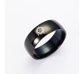 Movie Jewelry Ring Stainless Steel Sun Force Evil Supernatural Ring For Women Men Ring Party Jewelry Gift