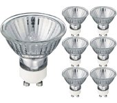 Gu10 Halogen Spotlight Bulbs 35w 220-240v 2700k Warm White Dimmable Pack Of 6 [energy Class G]