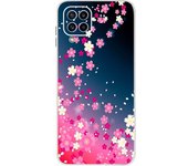 For Samsung Galaxy M32 Case Cover Soft Silicone TPU Back Cover For Samsung M32 M 32 SM-M325F Flower Clear Funda Phone Case