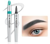 4 Tip 3D Waterproof Liquid Eyebrow Pencil Portable Long Lasting Eyebrow Pencil for Women Daily Use