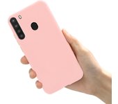 For Samsung Galaxy A21 Case Simple Pudding Cover Silicone Cases For Fundas Samsung A21 A 21 SM-A215U A215U1 Back Cover Soft Case