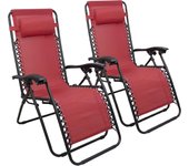 Silla plegable gravedad cero pack de 2 sillas tumbona ajustable sillón reclinable con reposacabeza gravedad, medida 190x58x30, peso 6kilos  cero para playa, jardín, terraza, patio