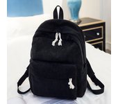 Mochilas Mujer de Pana Suave 25L - Diseño Vintage y Versátil para Universidad, Librería y Uso Diario | Ligera con Correas Acolchadas