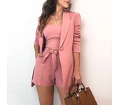 Women's Wear three-piece tops shorts Sports Set