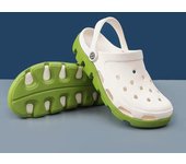 Agujero zapatos de los hombres pisan la mierda sensación de verano desgaste antideslizante de suela gruesa resistente al desgaste zapatos de playa zapatillas frescas zapatos de pareja de las mujeres