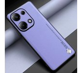 Phone Case for Xiaomi Poco M6 Pro 4G / Redmi Note 13 Pro Soft leather Back Camera Protect Slim Cover