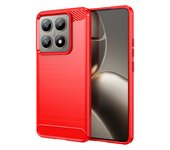 For Xiaomi 14T Pro Case Bumper Anti-knock Soft Silicone Carbon Fiber Back Cover For Xiaomi 14T Pro Case For Xiaomi 14T Pro Case
