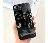 Flower Cover For Xiaomi Redmi 4A 4x Beautiful Moon Night Black Cat Phone Case For Redmi 4x Redmi4a Protection Coque Funda Capas