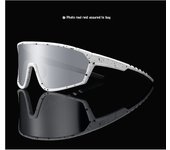 Nuevas gafas de sol deportivas de una pieza con montura grande para hombres y mujeres, gafas de sol coloridas de moda, gafas