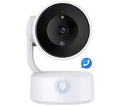 WIFI Tuya Camera Indoor 5MP Baby Monitor Two Way Talk 4X Zoom PTZ 360°  Surveillance Cameras Support Alexa Google Smart Life