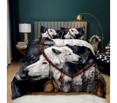 Animal Dream Catcher Duvet Cover Set Indian Dream Catcher Animal Bedding Set Adults Exotic Style Bohemia Polyester Quilt Cover
