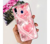 For Samsung Galaxy A20s Samsung A20 A30 Back Cover Phone Case Transparent Soft TPU Silicone Coque Women Fashion Flower Butterfly