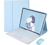 Backlit Spanish Keyboard Case for For Samsung Tab A8 Bluetooth Wireless Cover For S6 Lite 10.4" S7 11" S8 11" S7 Plus/FE S8 Plus