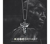 Star Kobe Bryant collar conmemorativo Hip Hop ins moda titanio acero Mamba temperamento accesorios para hombres