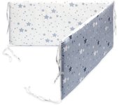 Parachoques para Cuna de Bebe - Valla de Cama de Algodón Trenzada - Protector de Cuna para Recien Nacidos Antivolpes