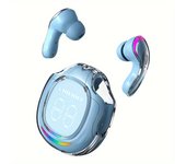 GREATWALL Newly Upgraded Colorful Lighting Wireless Bluetooth Headphones With LED Digital Display Of Battery Capacity