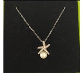 Freshwater Pearl Ocean Elements Necklaces inlaid Zirconia Dolphin Starfish Shape Cute Pendants Daily Accessory Gift for Her