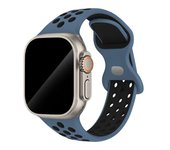 Strap For Apple watch band 44mm 49mm 45mm 41mm 40mm 38mm 42mm Silicone breathable bracelet iwatch series 8 7 se 6 5 4 Ultra 49mm