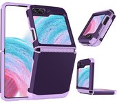 Armor Rugged For Samsung Galaxy Z Flip 5 Case Plastic Soft Hinge Protection Cover