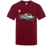 Men's Cotton T-Shirt, Loose Fit, Casual, Breathable, Sweat, Crew Neck