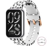 Applicable to Printing  Mi Band Pro MiBand 8 Replacement Silicone Bracelet for Smart Watch Strap Redmi watch 4