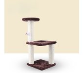 Nuevo marco de escalada para gatos de sisal de tres pilares y tres capas, juguete para gatos auto-hi para moler garras, marco de escalada para gatos