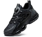 Zapatos de trabajo de seguridad para hombre y mujer, zapatillas cómodas, ligeras, transpirables