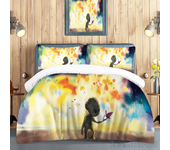 I Am Groot Love Child Duvet Cover Set HD Comforter Cover Bedclothes for Kids Bedding Sets Bedroom Decor