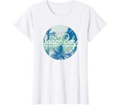 Beach Boys Circle Rippg Palm Trees T-Shirt Men Clothing Vintage Shirt Casual Cotton Daily Four Seasons Tees T Shirts