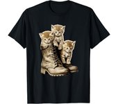 Kittens And Combat Boots T-Shirt