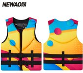 Life Jacket for Adult Super Buoyancy Neoprene Life Vest Surf Raft Kayak Fishing Jet Ski Water Sport Swimming Rescue Life Jacket