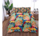 2025 Chic Mushroom Illustration Art Duvet Cover Set King Queen Double Twin Single Bed Linen Set Boys