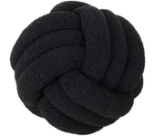 Lamb Cashmere Lounge Chaise Cushion Bedside Sun Lounger Backrest Hand-woven Knotted Ball Bed Pillow Holiday Decor