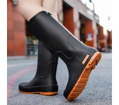 Botas De Lluvia De Moda Para Mujeres Altas, Antideslizantes, Impermeables Para Trabajo Y Ocio Al Aire Libre