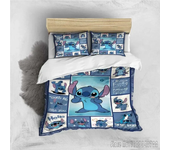 Anime  Stitch Angle Love Child Duvet Cover Set HD Comforter Cover for Kids Bedding Sets Bedclothes Bedroom Decor