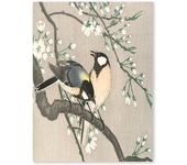 Antique Print Wall Art Lotus Fish Willow Tree Canvas Painting High Mountain Scenery Poster Home Bedroom Living Room Decoration